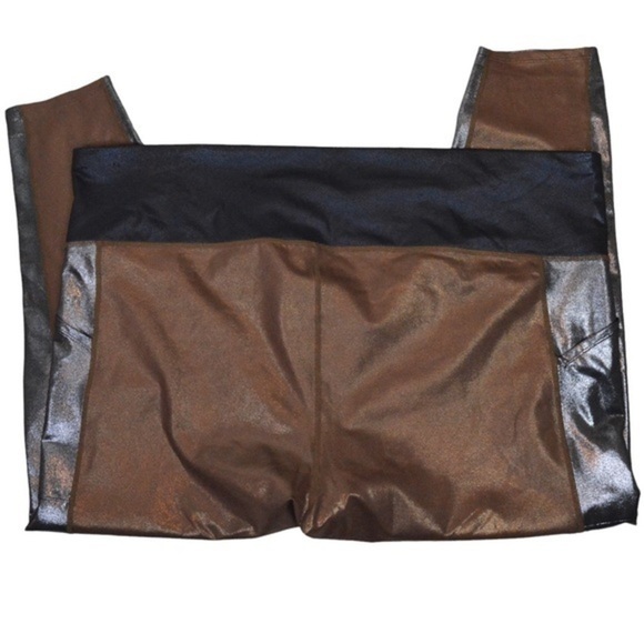 JoyLab Pocket Metallic Shine Two-Tone Leggings, Size 4X - Picture 7 of 7